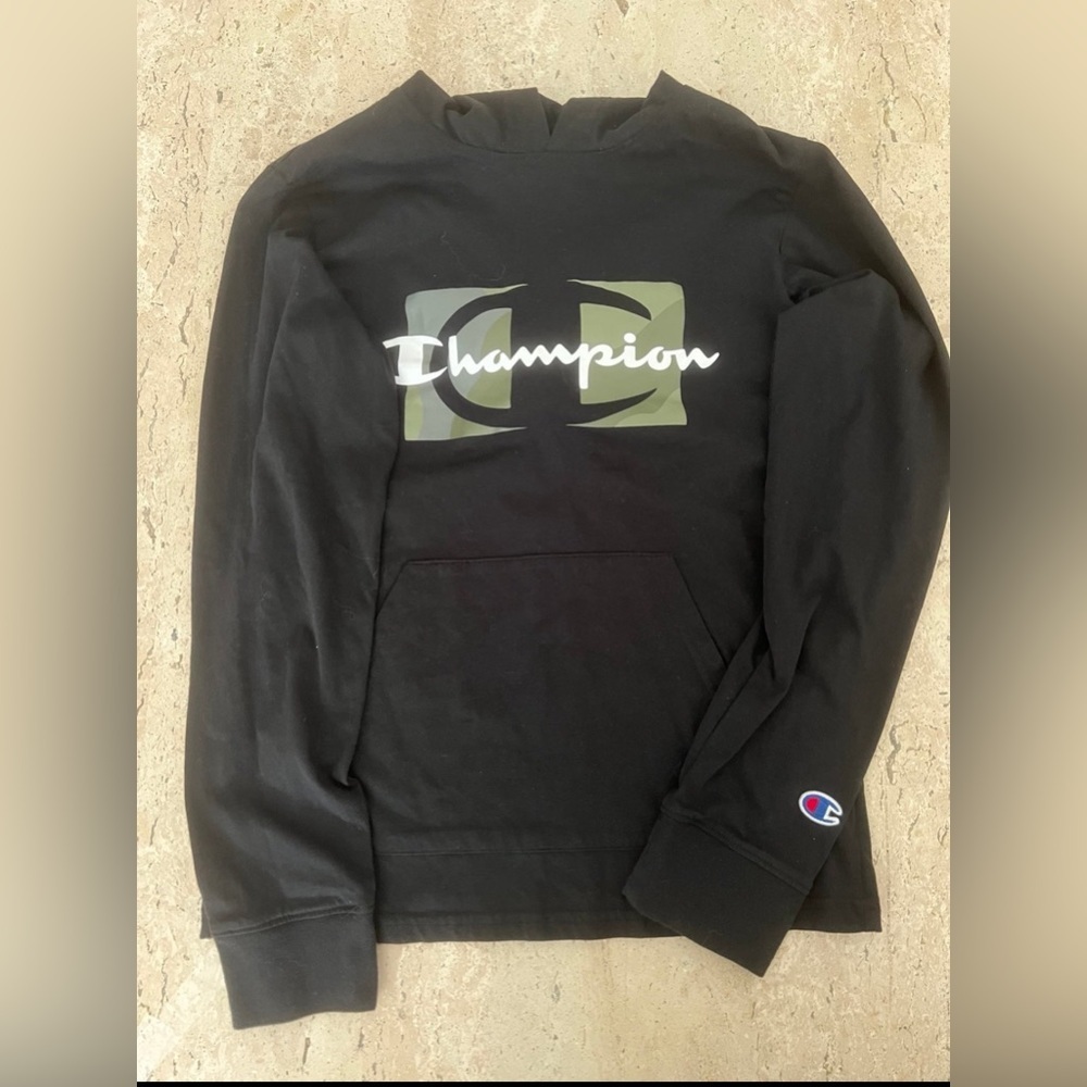Boy’s Champion Hooded Shirt Size Large